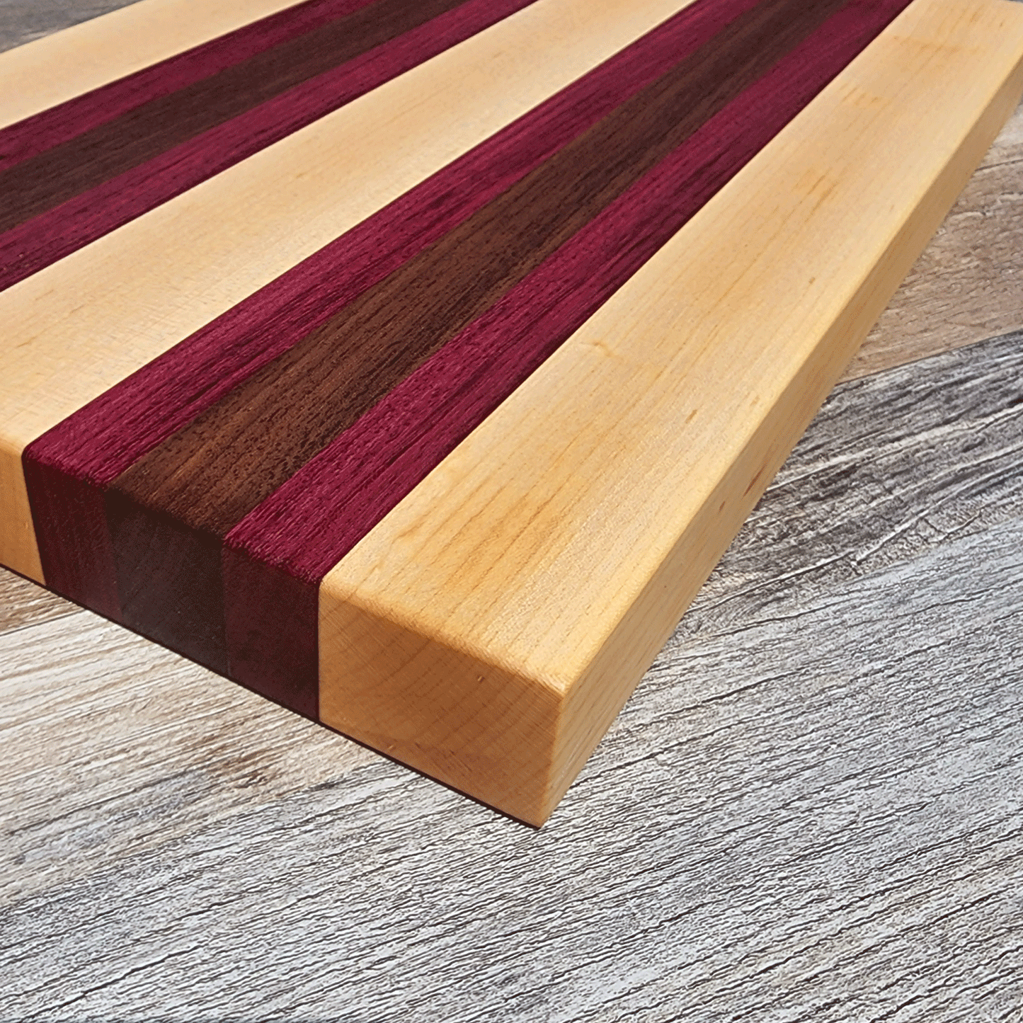 Purple Rain Edge Grain Cutting Board