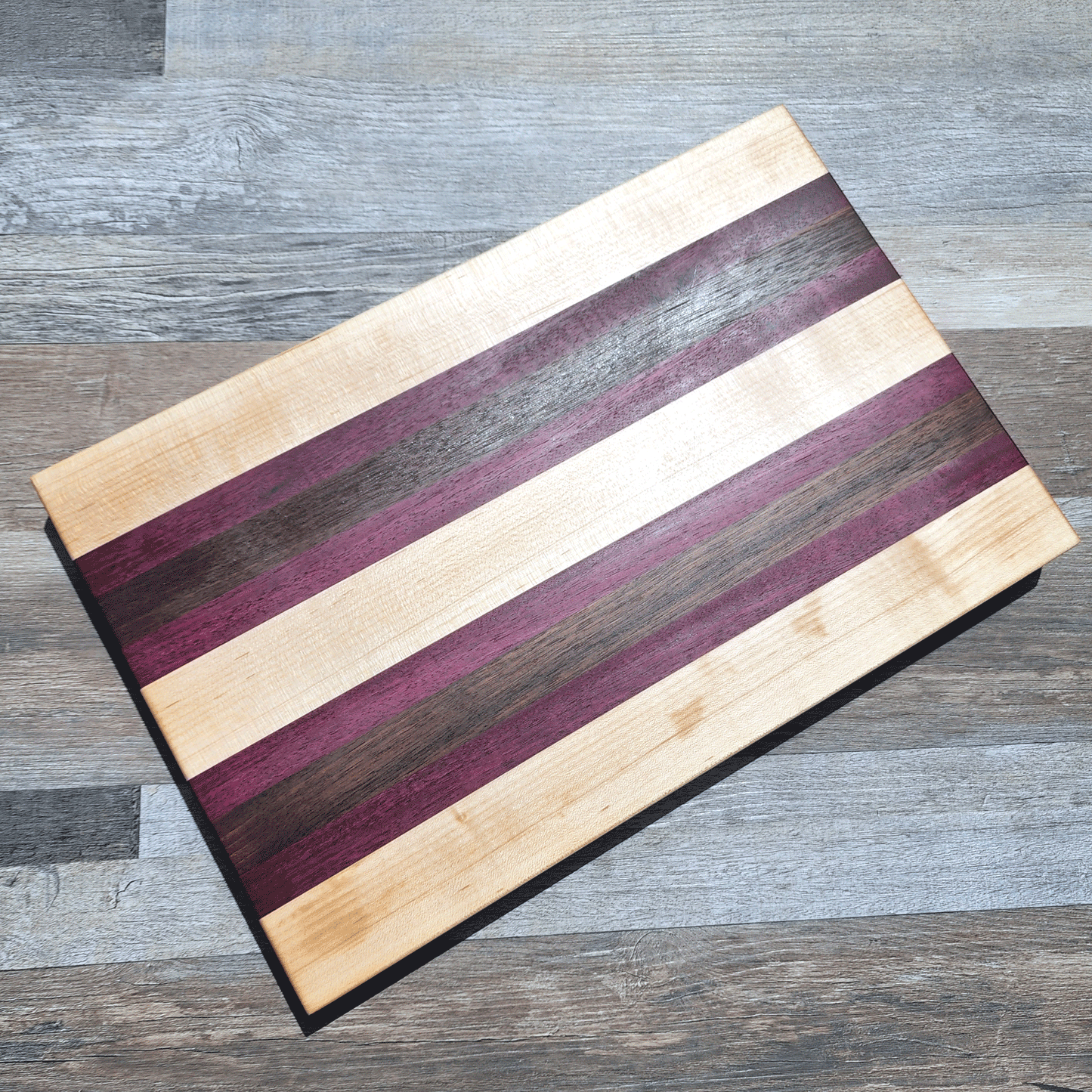 Purple Rain Edge Grain Cutting Board