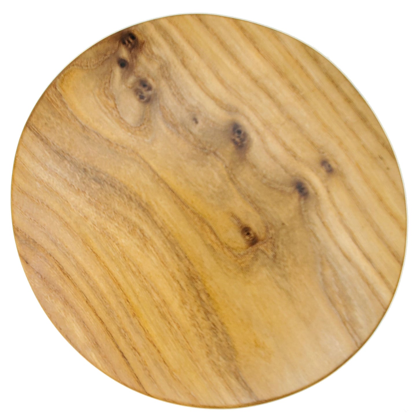 Tasha Round Elm Charcuterie Serving Board 10.75" Diameter 1.25" Thick