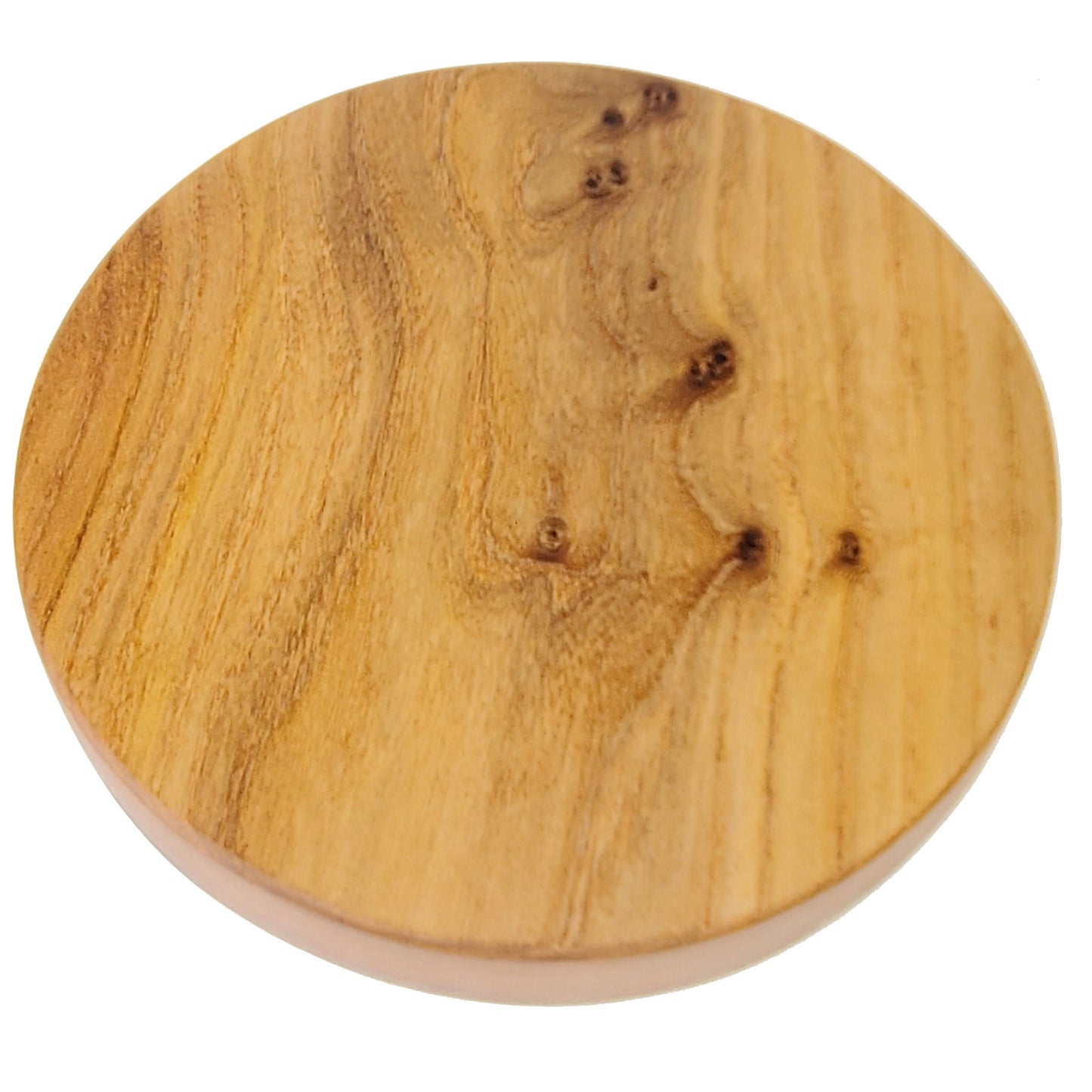 Tasha Round Elm Charcuterie Serving Board 10.75" Diameter 1.25" Thick