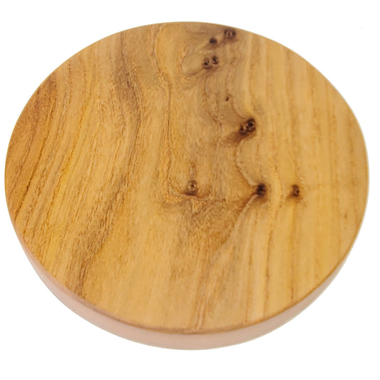 Tasha Round Elm Charcuterie Serving Board 10.75" Diameter 1.25" Thick