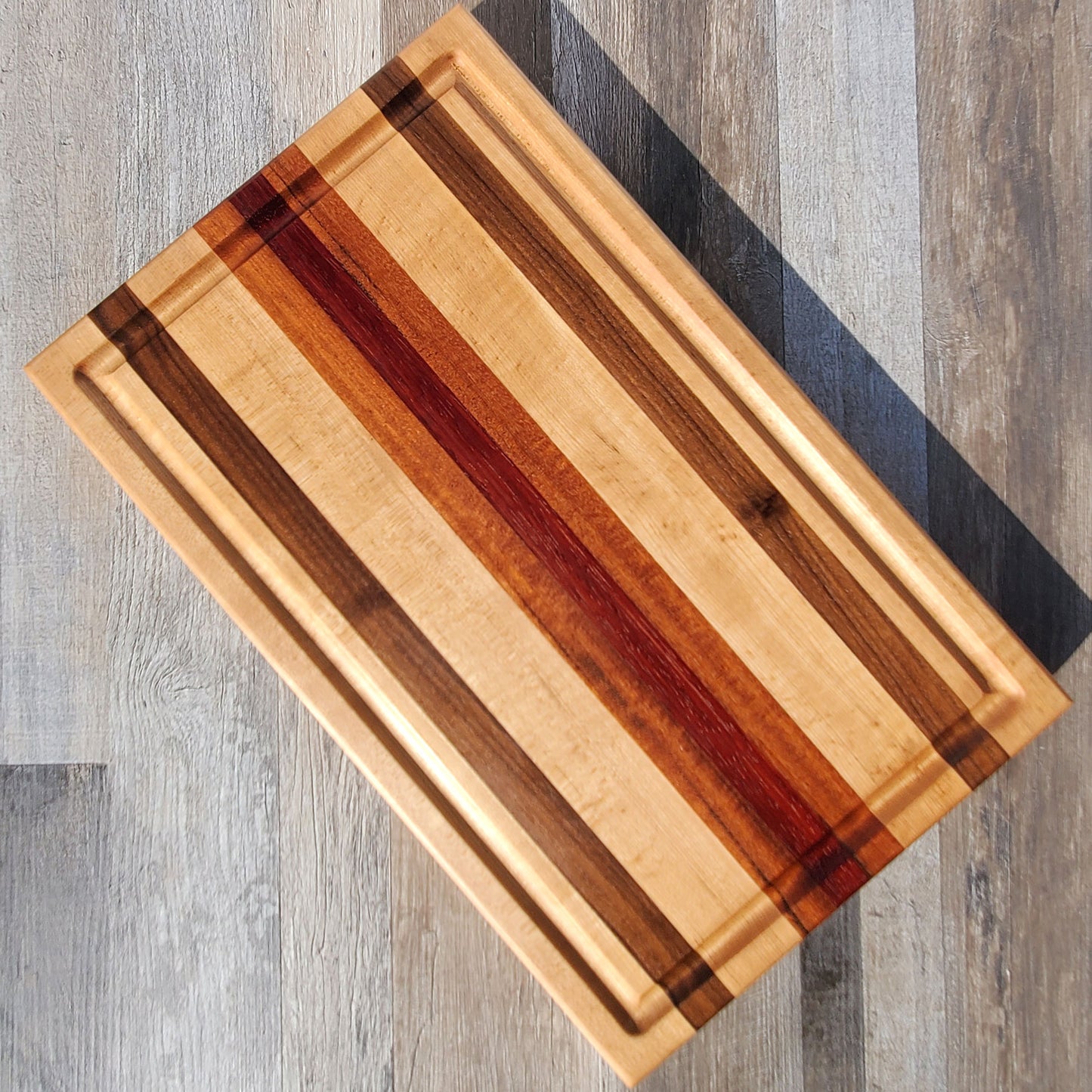 Angela Edge Grain Charcuterie Cutting Board with Juice Groove