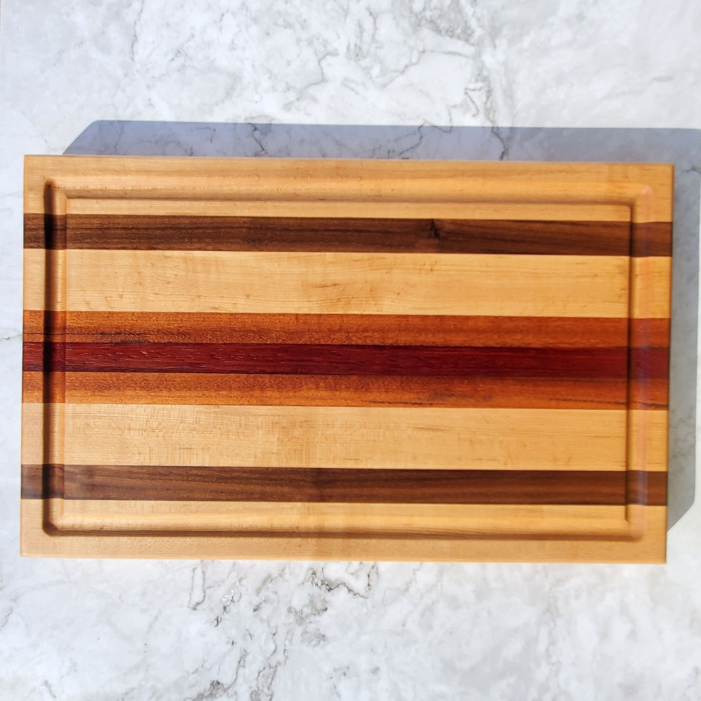 Angela Edge Grain Charcuterie Cutting Board with Juice Groove