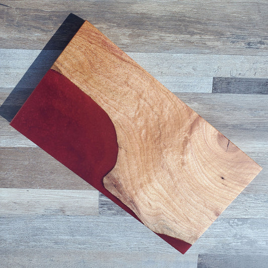 Luna Live Edge Resin Charcuterie Serving Tray